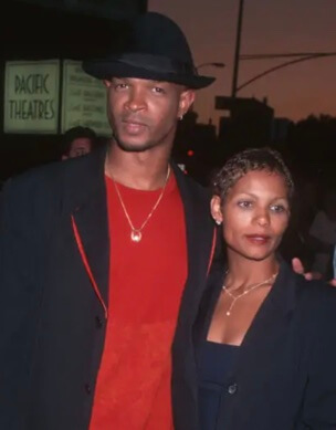 Lisa Thorner with her ex-husband, Damon Wayans.